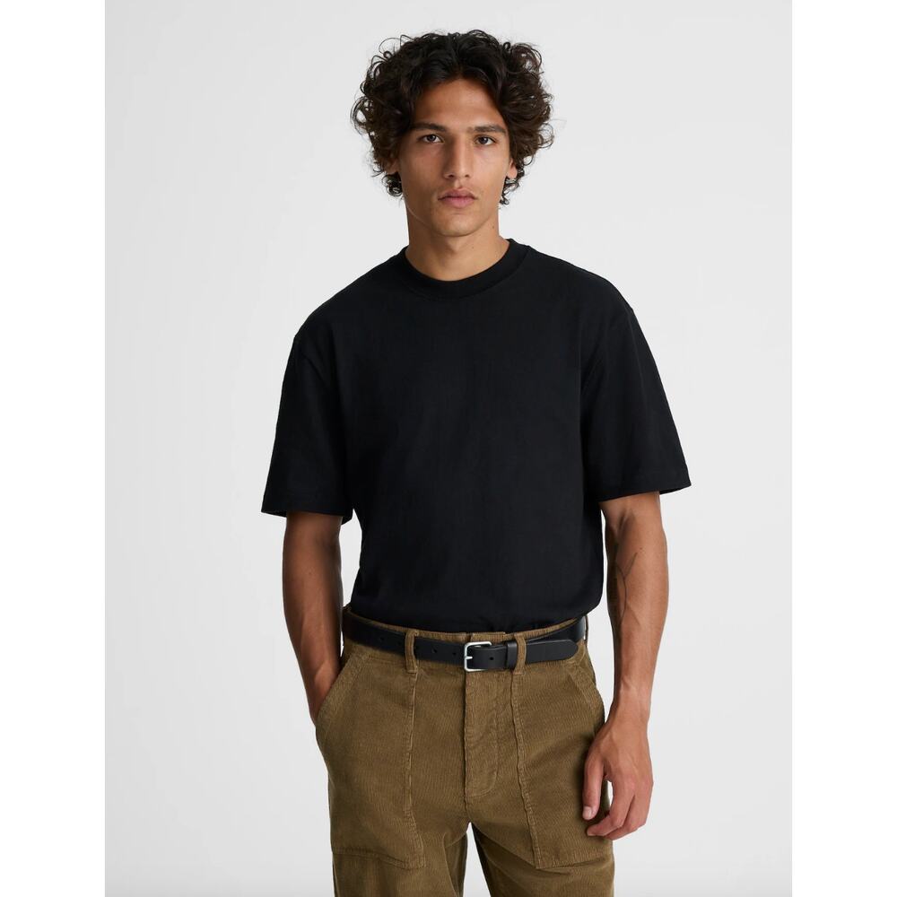 Madewell Relaxed Tee Shirt Crewneck Cotton Mens True Black Basics XS NWT